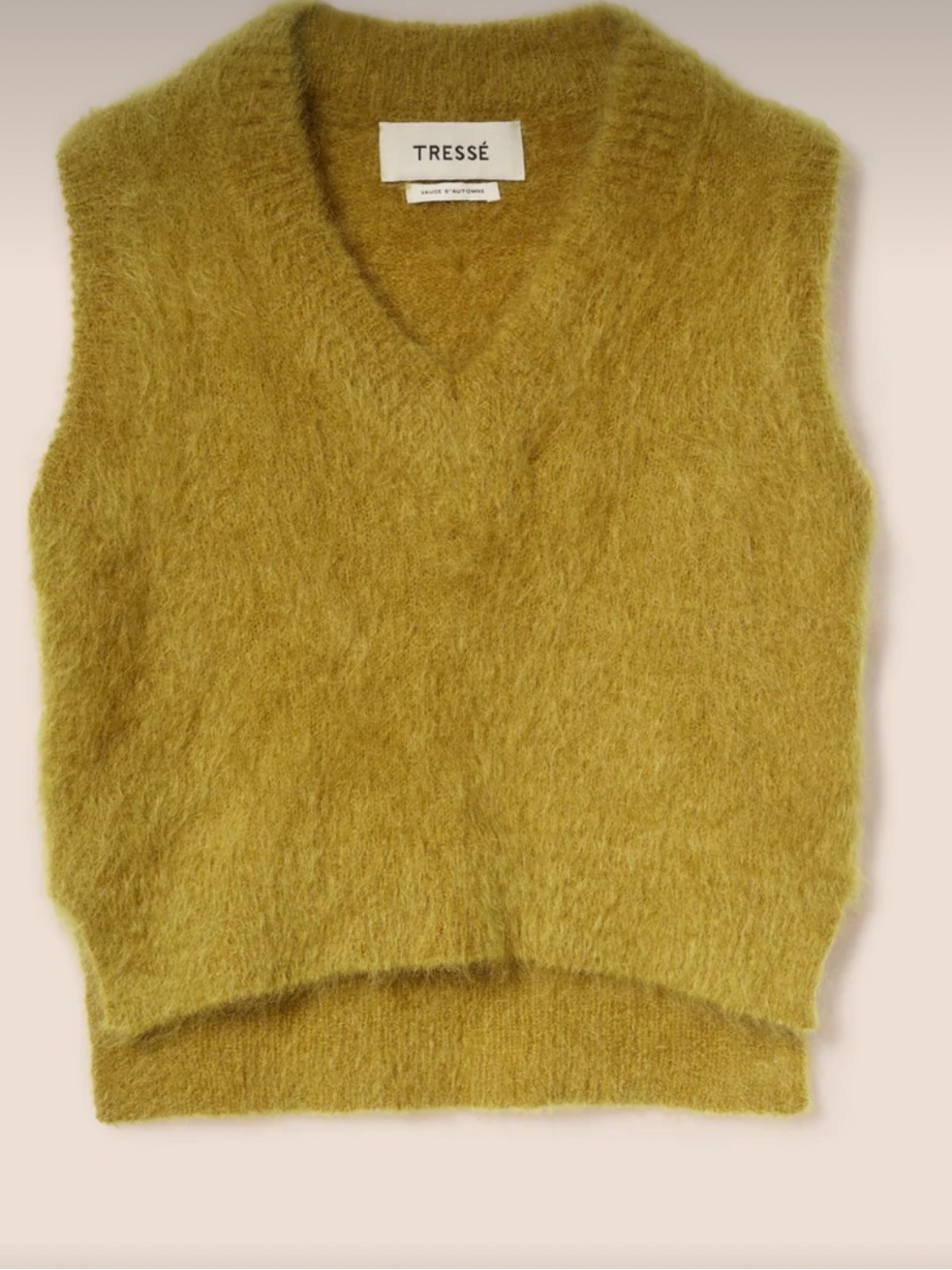Tressé Fuzzy Sleeveless Crop Top